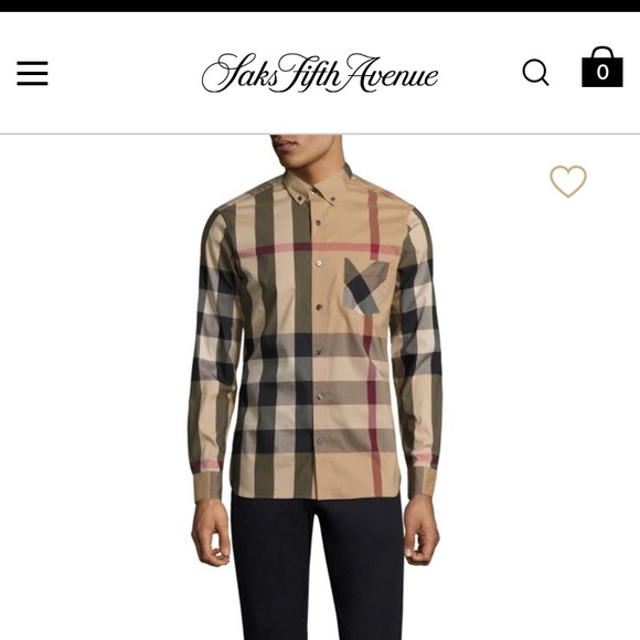 Burberry Checked Dress Shirt - Picture 2 of 4